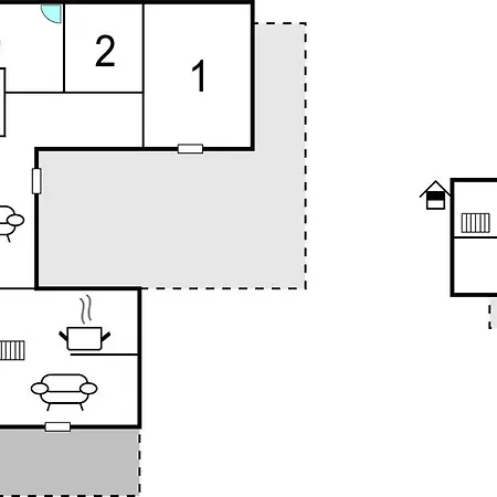 Three-bedroom In 度假居 *